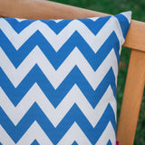 Outdoor Chevron Design Water Resistant Square Throw Pillow - NH000303