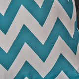 Indoor Zig Zag Striped Water Resistant Square Throw Pillows (Set of 2) - NH048203