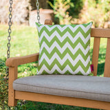 Outdoor Chevron Design Water Resistant Square Throw Pillow - NH000303