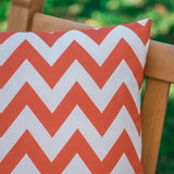 Outdoor Chevron Design Water Resistant Square Throw Pillow - NH000303