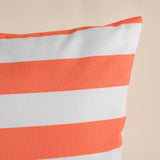 Outdoor Stripe Water Resistant Square Throw Pillow - NH949203