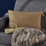 Fabric Tassel Rectangular Throw Pillow - NH577203