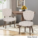 Tufted Dining Chair with Cabriole Legs (Set of 2) - NH922903