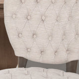 Tufted Dining Chair with Cabriole Legs (Set of 2) - NH922903