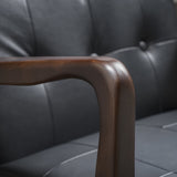 Mid Century Modern Leather Club Chair - NH914203