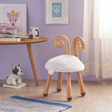 Faux Fur Sheep Stool - NH070803