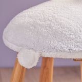 Faux Fur Sheep Stool - NH070803