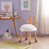 Faux Fur Deer Stool - NH670803