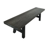 Indoor Light Weight Concrete Dining Bench - NH038303