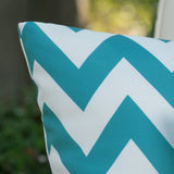 Outdoor Chevron Design Water Resistant Rectangular Throw Pillow - NH500303