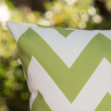 Outdoor Chevron Design Water Resistant Rectangular Throw Pillow - NH500303