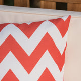 Outdoor Chevron Design Water Resistant Rectangular Throw Pillow - NH500303