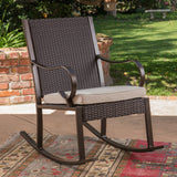 Outdoor Wicker Rocking Chair with Cushion - NH443403