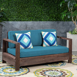 Outdoor Acacia Wood Loveseat - NH173603