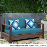 Outdoor Acacia Wood Loveseat - NH173603