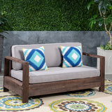 Outdoor Acacia Wood Loveseat - NH173603