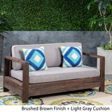 Outdoor Acacia Wood Loveseat - NH173603