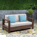 Outdoor Acacia Wood Loveseat - NH173603