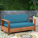 Outdoor Acacia Wood Loveseat - NH173603