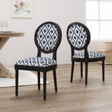 Traditional Fabric Upholstered Dining Chairs with Wood Frame (Set of 2) - NH966503