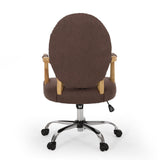 Contemporary Tufted Fabric Swivel Office Lift Chair - NH930313