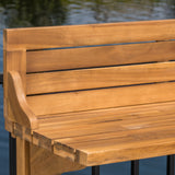 Outdoor Acacia Wood Balcony Bar Table - NH441403