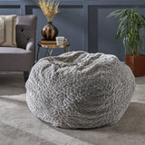 Modern 3 Foot Faux Fur Bean Bag (Cover Only) - NH173313