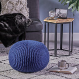 Knitted Cotton Pouf - NH534403