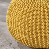 Knitted Cotton Pouf - NH534403