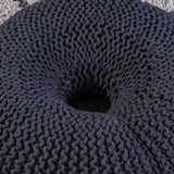 Knitted Cotton Donut Pouf - NH544403