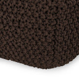 Modern Knitted Cotton Cube Pouf - NH298313