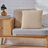 Knitted Cotton Pillow - NH168503