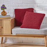 Knitted Cotton Pillow - NH168503