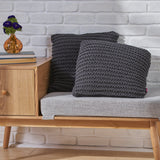 Knitted Cotton Pillow - NH168503