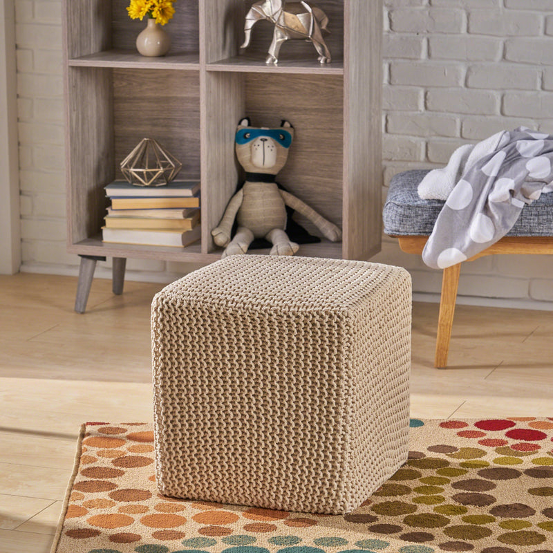 Knitted Foot Stool - NH317503