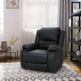 Classic Tufted Leather Swivel Recliner - NH865403