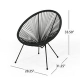 Outdoor Hammock Weave Chair with Steel Frame (Set of 2) - NH698803