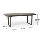 Outdoor Expandable Acacia Wood Dining Table - NH876903