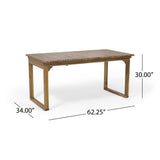 Outdoor Expandable Acacia Wood Dining Table - NH876903