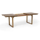 Outdoor Expandable Acacia Wood Dining Table - NH876903