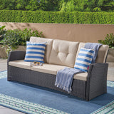 Outdoor 3 Seater Wicker Sofa - NH999403