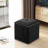 Glam Velvet Ottoman - NH808403