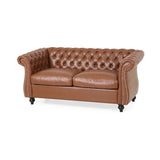 Traditional Chesterfield Loveseat - NH762313