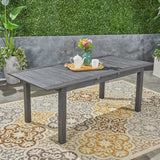 Outdoor Expandable Acacia Wood Dining Table - NH653503