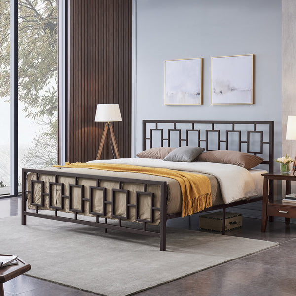 Modern Iron King Bed Frame - NH200113