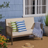 Outdoor Acacia Wood Loveseat - NH745503