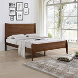 Rustic Wooden Queen Platform Bed - NH725903