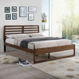 Transitional Wooden Queen Platform Bed - NH925903