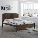 Rustic Wooden Queen Platform Bed - NH135903