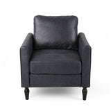 Contemporary Club Chair with Plush Microfiber Cushions - NH968803